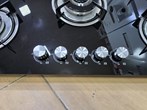 Hitachi five-flame glass gas hob model HB_59001